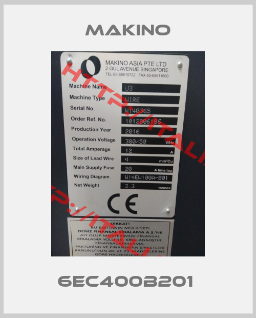 Makino-6EC400B201 