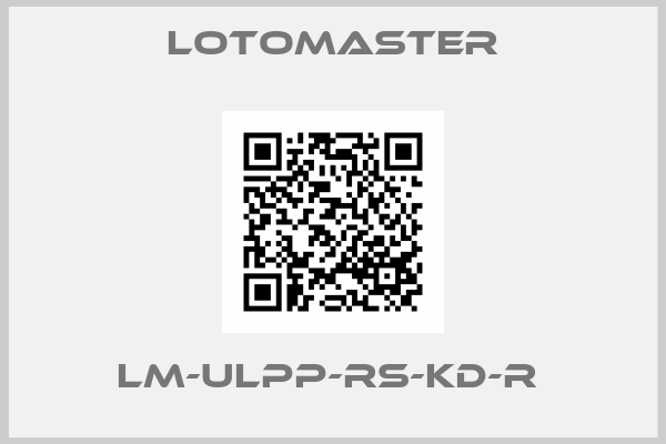 Lotomaster-LM-ULPP-RS-KD-R 