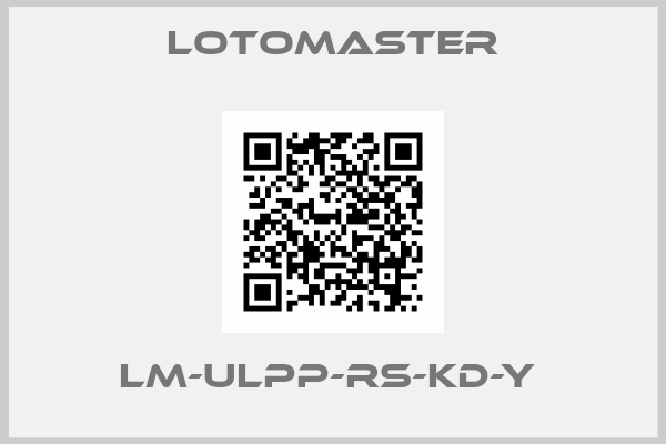 Lotomaster-LM-ULPP-RS-KD-Y 