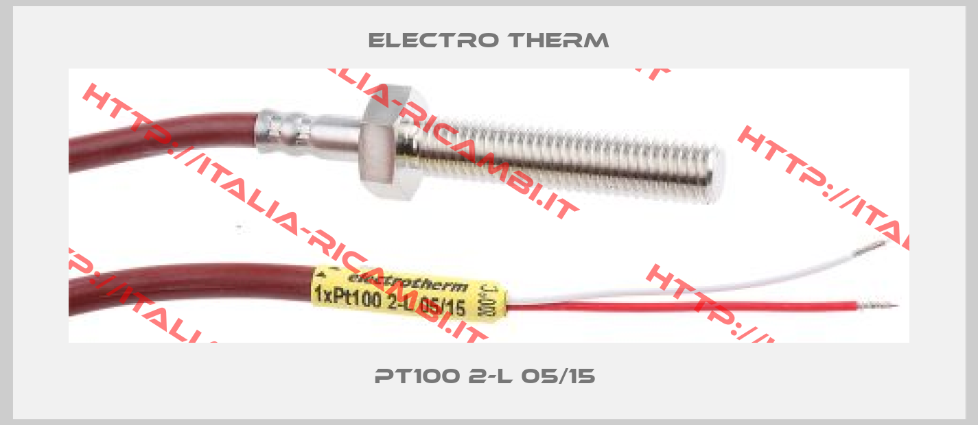 ELECTRO THERM-PT100 2-L 05/15 