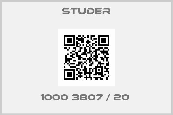STUDER-1000 3807 / 20 