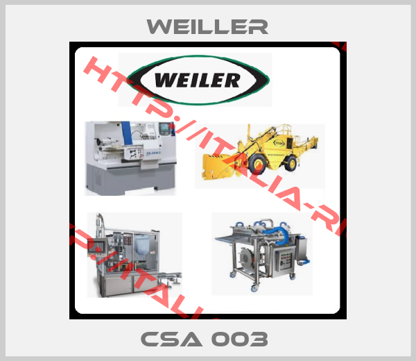 Weiller-CSA 003 