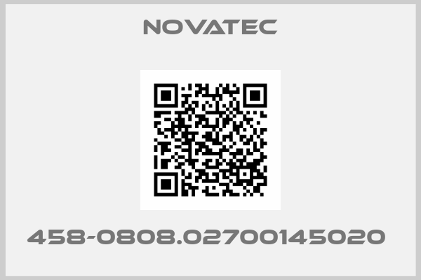 Novatec-458-0808.02700145020 