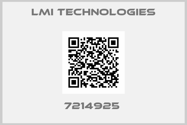 Lmi Technologies- 7214925 