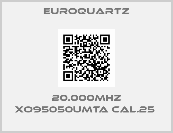 EUROQUARTZ-20.000MHZ XO95050UMTA CAL.25 