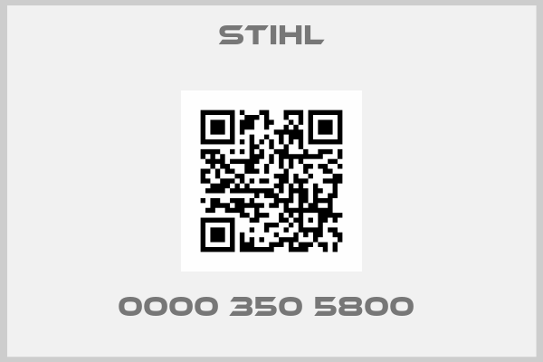 Stihl-0000 350 5800 