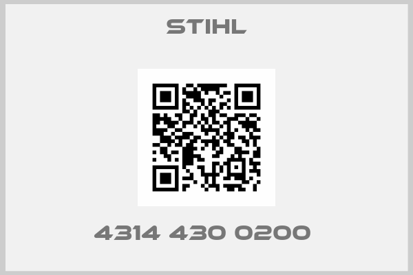 Stihl-4314 430 0200 