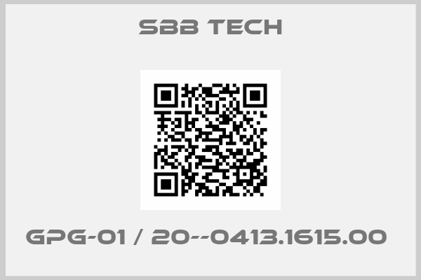 SBB Tech-GPG-01 / 20--0413.1615.00 