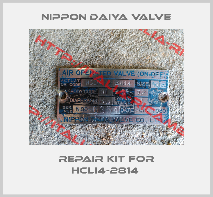 NIPPON DAIYA VALVE-Repair kit for HCLI4-2814 