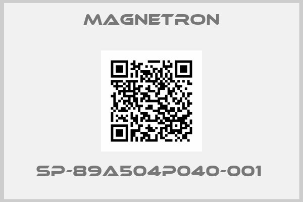 MAGNETRON-SP-89A504P040-001 