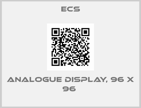 ECS-Analogue display, 96 x 96 