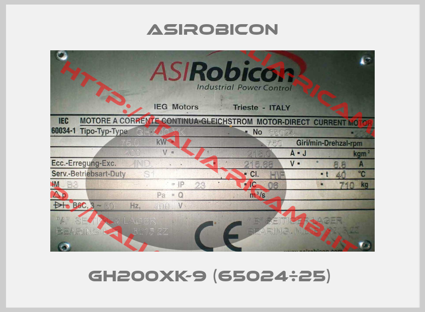 Asirobicon-GH200XK-9 (65024÷25) 