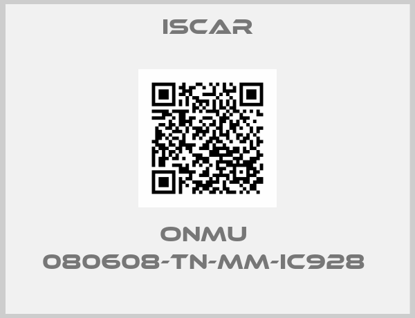 Iscar-ONMU  080608-TN-MM-IC928 