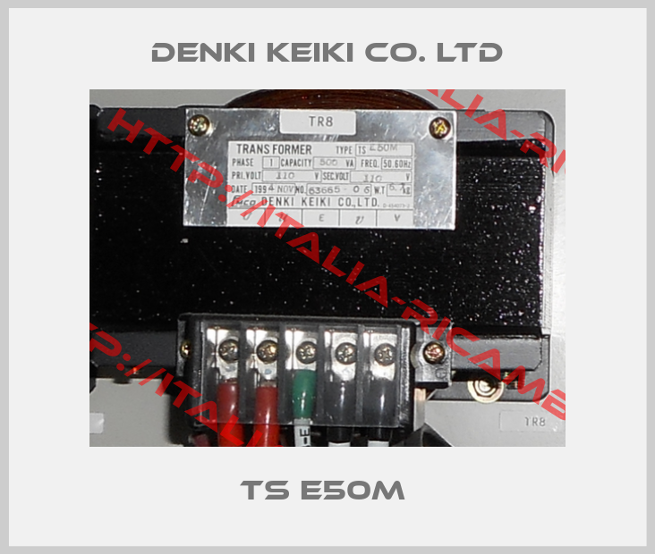 DENKI KEIKI CO. LTD-TS E50M 