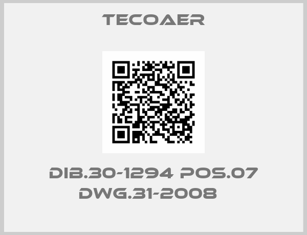 Tecoaer- DIB.30-1294 POS.07 DWG.31-2008  