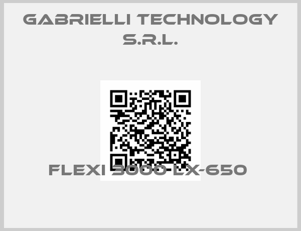 Gabrielli Technology s.r.l.-FLEXI 3000 LX-650 
