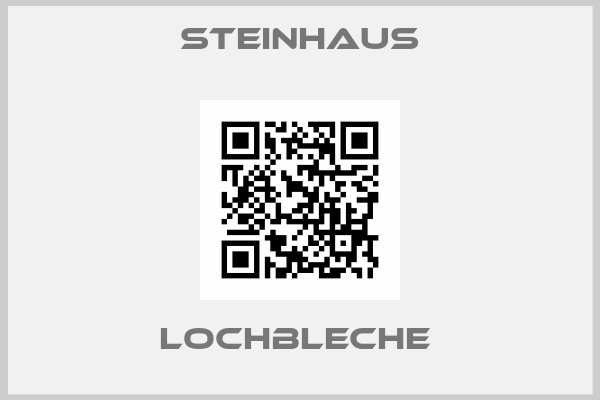 Steinhaus-LOCHBLECHE 
