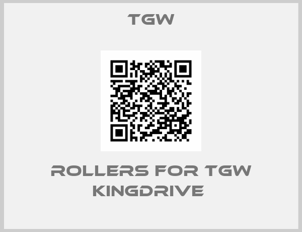 TGW-rollers for TGW KingDrive 