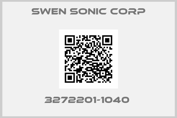 SWEN SONIC CORP-3272201-1040 