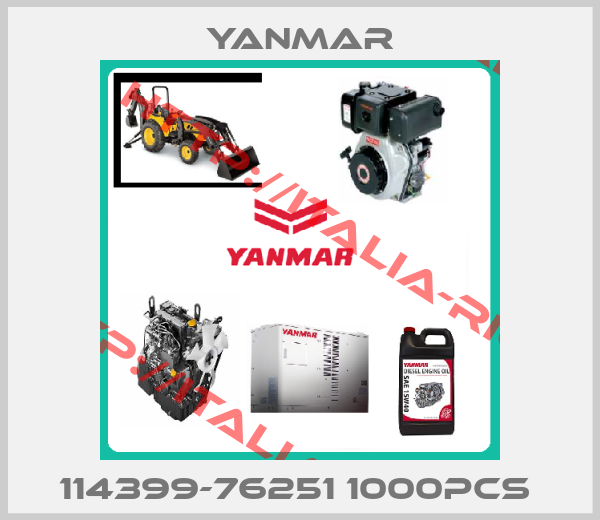 Yanmar-114399-76251 1000pcs 