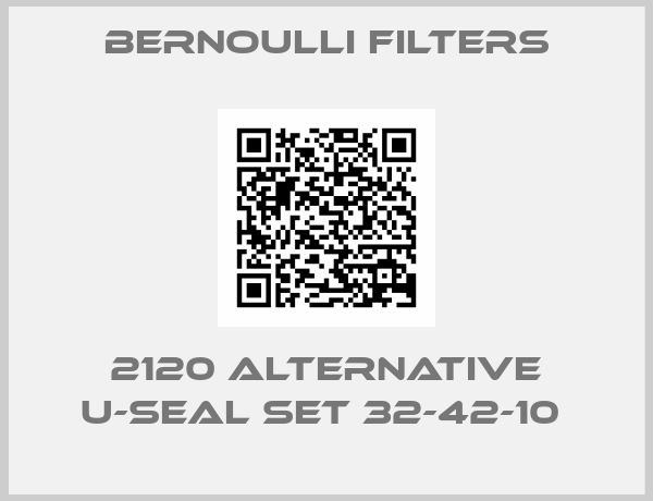 Bernoulli Filters-2120 alternative U-seal set 32-42-10 