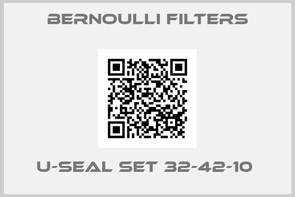 Bernoulli Filters-U-seal set 32-42-10 