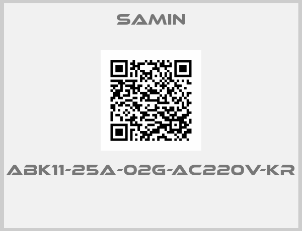 Samin-ABK11-25A-02G-AC220V-KR 