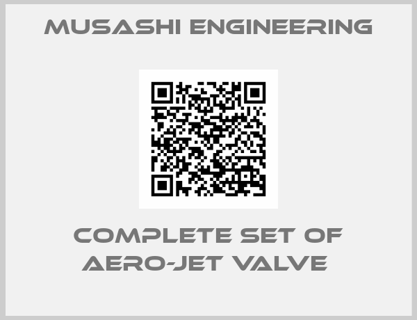 Musashi Engineering-Complete set of Aero-jet valve 