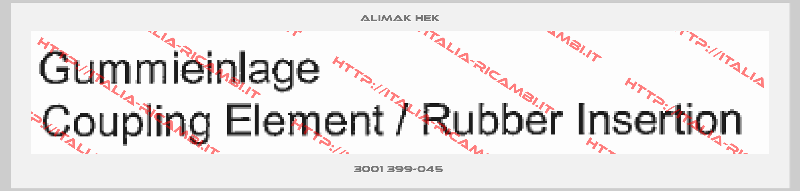 Alimak Hek-3001 399-045 