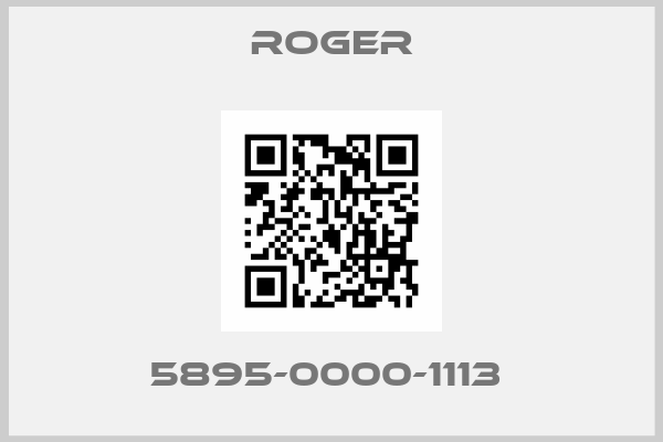 ROGER-5895-0000-1113 