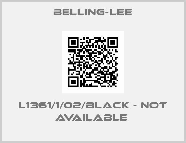 Belling-lee-L1361/1/02/black - not available 