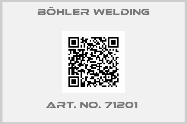 Böhler Welding-Art. No. 71201 