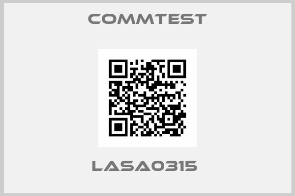 Commtest-LASA0315 