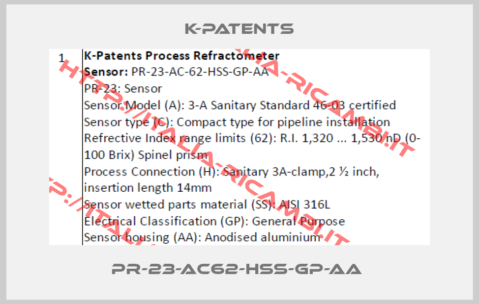 K-Patents-PR-23-AC62-HSS-GP-AA 