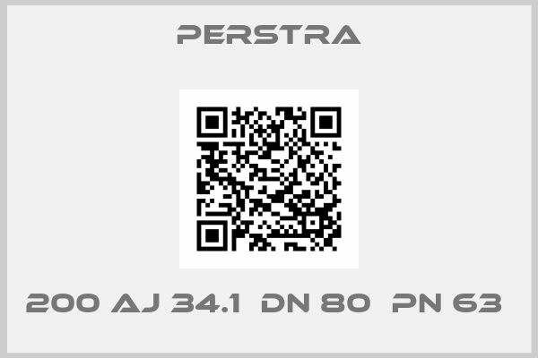 Perstra-200 AJ 34.1  DN 80  PN 63 