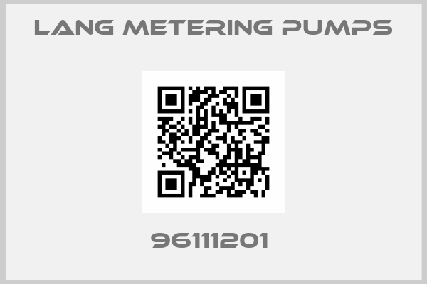 Lang metering pumps-96111201 