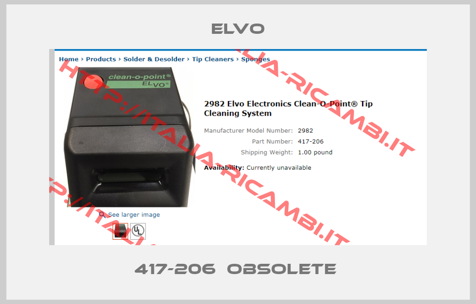 ELVO-417-206  Obsolete 