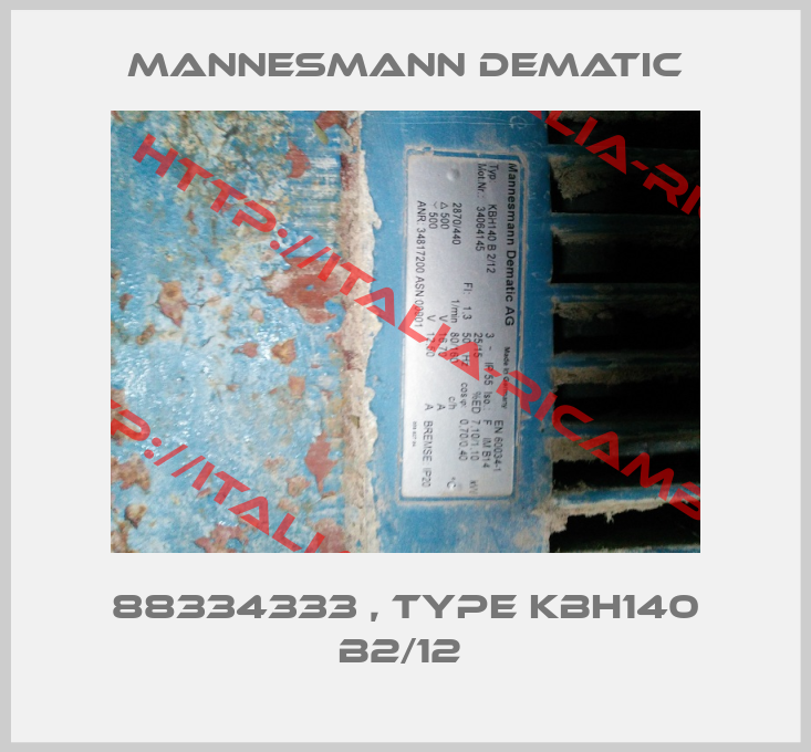 Mannesmann Dematic-88334333 , type KBH140 B2/12 