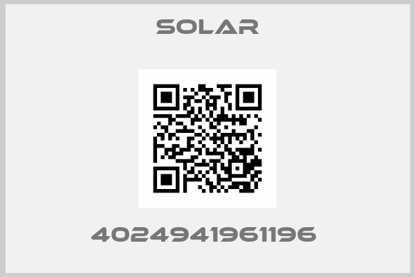 SOLAR-4024941961196 