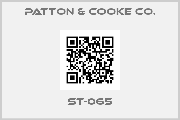 Patton & Cooke Co.-ST-065