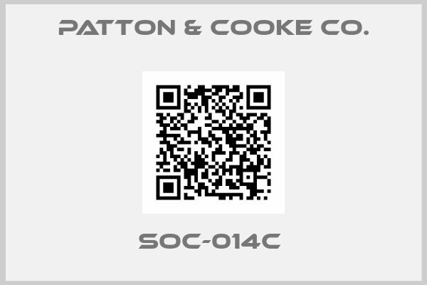 Patton & Cooke Co.-SOC-014C 