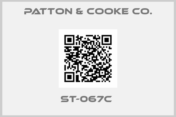 Patton & Cooke Co.-ST-067C 