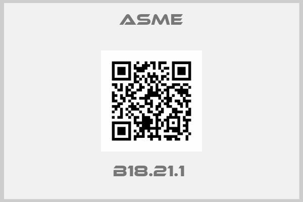 Asme-B18.21.1 