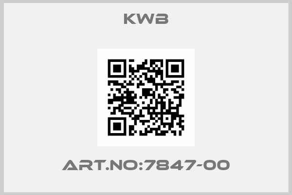 Kwb-Art.No:7847-00