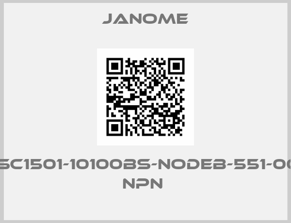 Janome-JP-SC1501-10100BS-NODEB-551-0000 NPN 