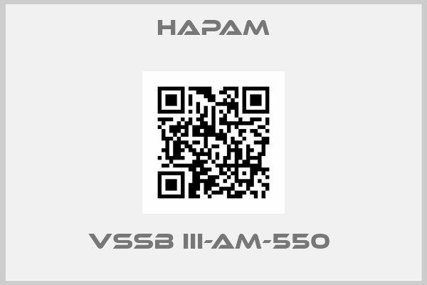 Hapam-VSSB III-AM-550 