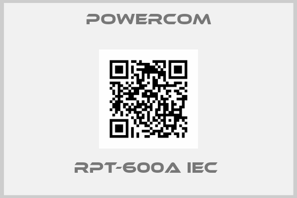 Powercom-RPT-600A IEC 