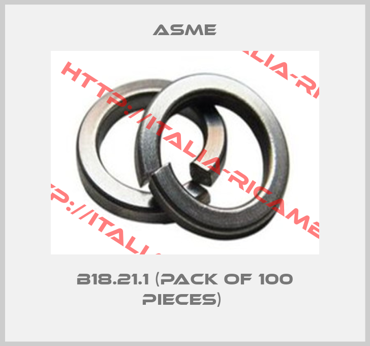 Asme-B18.21.1 (pack of 100 pieces) 