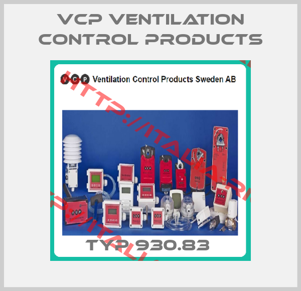 VCP Ventilation Control Products-TYP 930.83 
