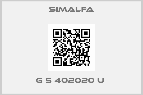 SIMALFA-G 5 402020 u 